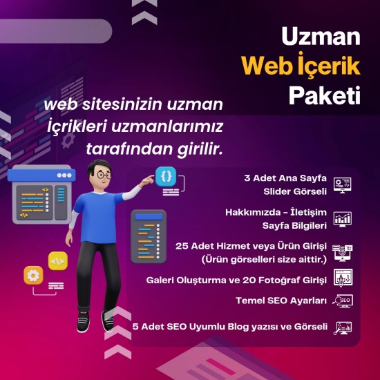 Uzman İçerik Giriş Paketi - Kapsamlı İçerik, Temel SEO ve Blog Desteği Uzman İçerik Giriş Paketi - Kapsamlı İçerik, Temel SEO ve Blog Desteği