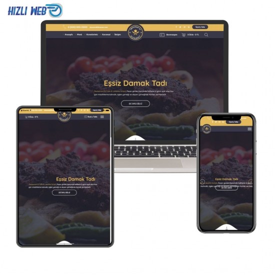 Cafe ve Restoranlar İçin Kurumsal Web Sitesi Cafe ve Restoranlar İçin Kurumsal Web Sitesi